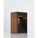 Timber 7 watt Wood Outdoor Bollard