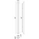 Inntra 1 Light 60 inch Brass Outdoor Wall Sconce