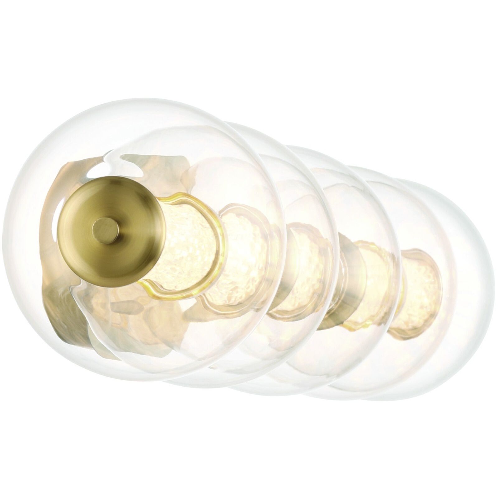 Atomo 5 Light 38 inch Gold Vanity Light Wall Light