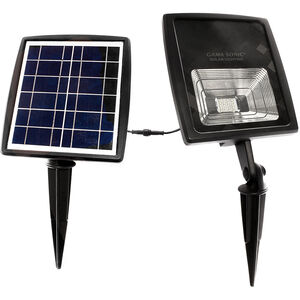 Christopher 33.00 watt Black Landscape Flood Light, Solar