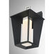 Andson LED 12.75 inch Satin Nickel-Sand Black Mix Outdoor Wall Sconce