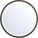 Artell 32 inch Brushed Black LED Mirror