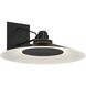 Deckard 1 Light 8.5 inch Gold and Black Outdoor Wall Lantern