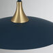 Welsh LED 18 inch Blue Pendant Ceiling Light