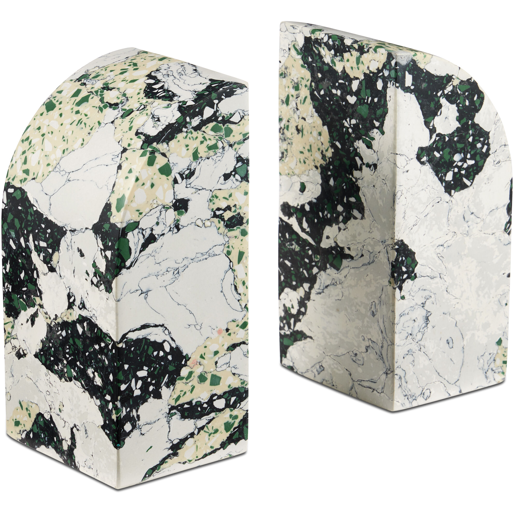 Fossey White/Black Decorative Objects, Set of 2