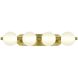 Palmas 4 Light 30 inch Gold Vanity Light Wall Light