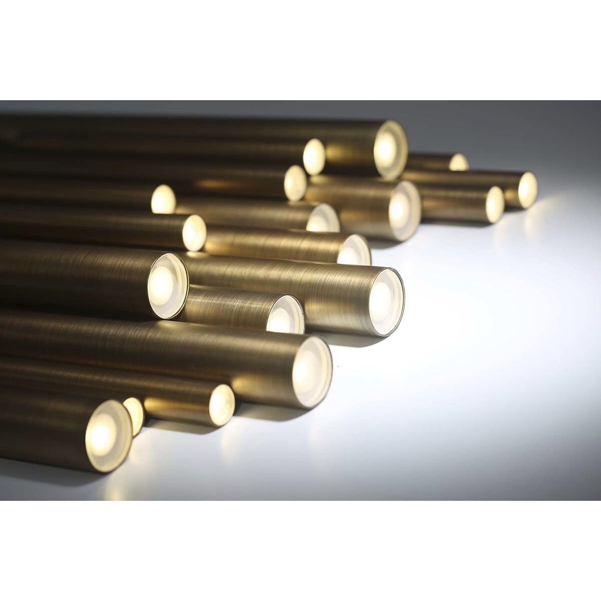 Santana LED 10 inch Satin Nickel Chandelier Ceiling Light