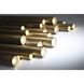 Santana LED 10 inch Brass Chandelier Ceiling Light