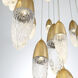 Ecrou 22 Light 39.75 inch Gold Chandelier Ceiling Light