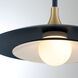 Welsh LED 18 inch Blue Pendant Ceiling Light