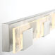 Kasha LED 37 inch Chrome Vanity Light Wall Light