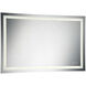 Aspen 55 X 55 inch Anodized Silver LED Mirror