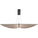 Seraph LED 15.25 inch Black Chandelier Ceiling Light