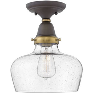 Academy 1 Light 10.00 inch Flush Mount