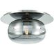 Nottingham 1 Light 13.75 inch Polished Nickel Flush Mount Ceiling Light
