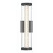 Savron LED 18 inch Black Outdoor Wall Sconce, Both Indoor/Outdoor