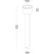 Passage 10 watt Black Outdoor Bollard