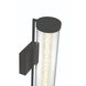 Savron LED 18 inch Black Outdoor Wall Sconce, Both Indoor/Outdoor