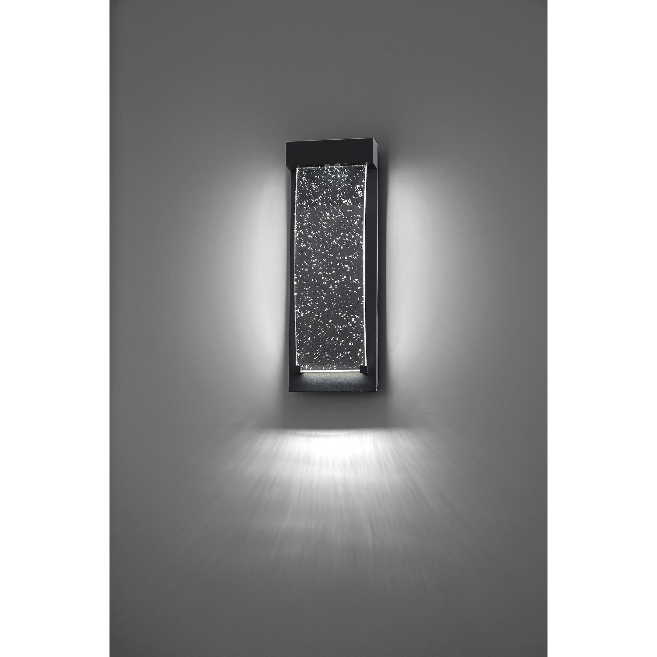 Kabo LED 14 inch Black Outdoor Wall Sconce, Small