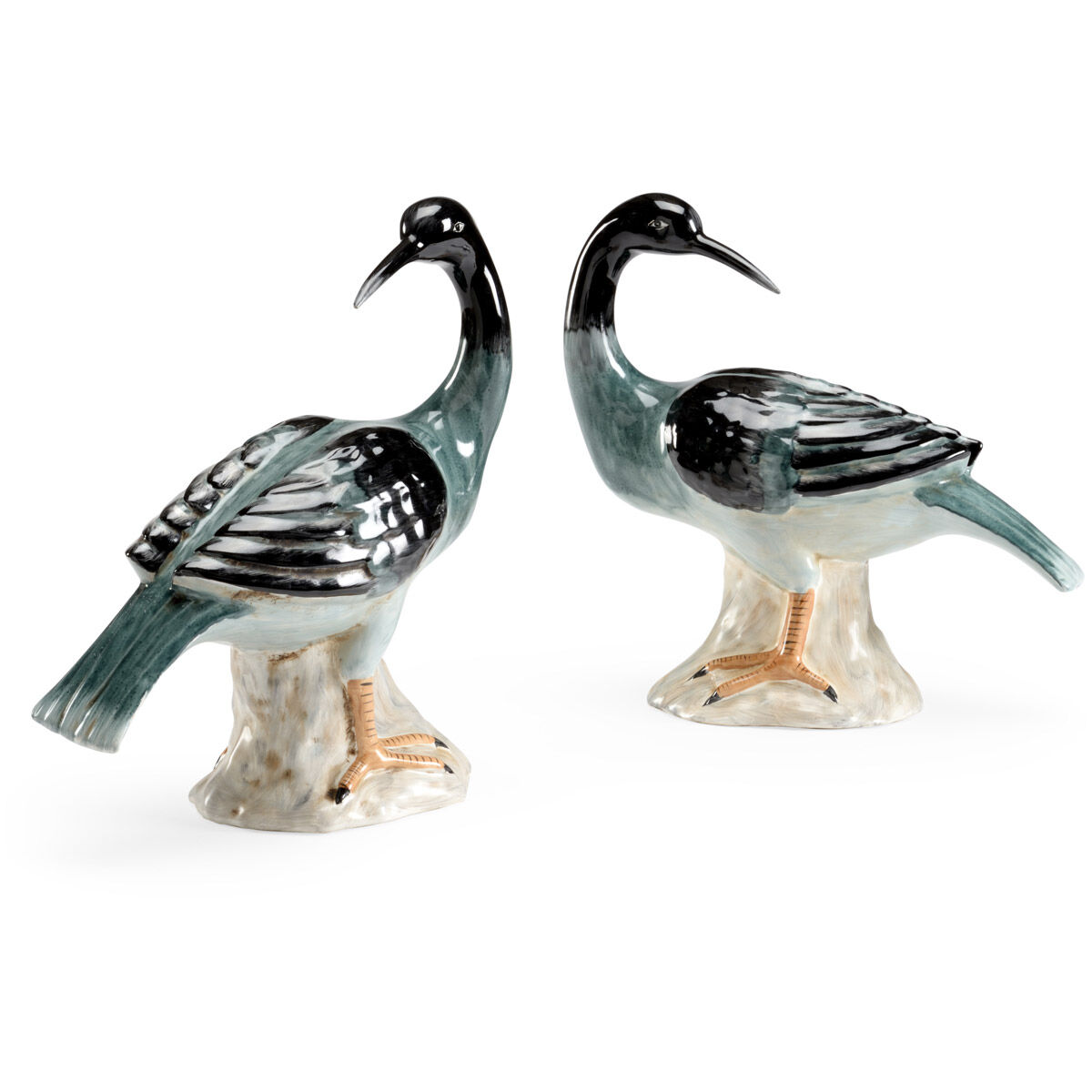 Claire Bell Hand Painted Figurines, Pair