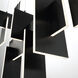 Coburg Linear Chandelier Ceiling Light in Black