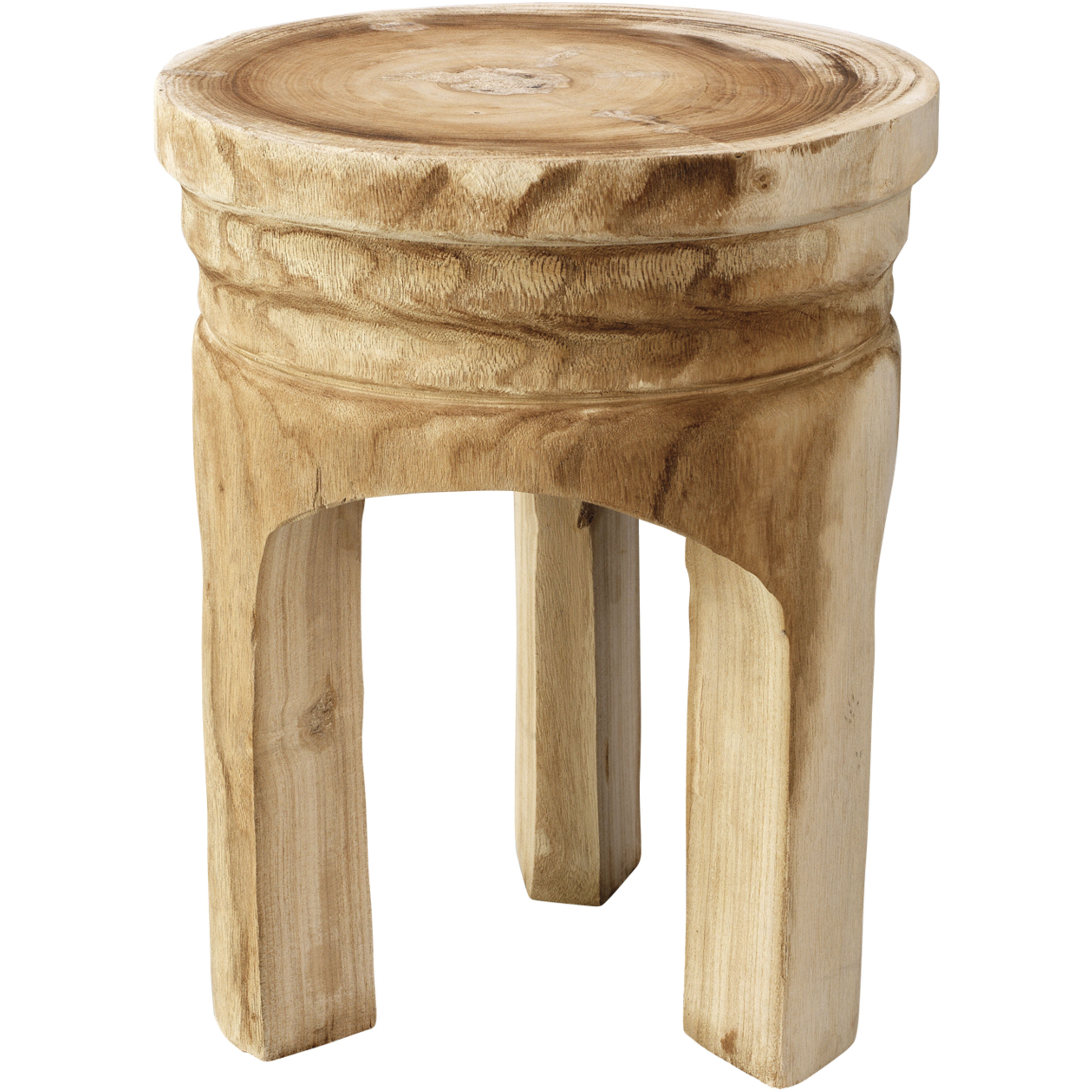 Mesa 17 X 13.5 inch Natural Wood Wooden Side Table