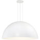 Laverton 1 Light 47.25 inch White Chandelier Ceiling Light
