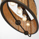 Comparelli 4 Light 12 inch Off White Chandelier Ceiling Light