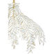 Jalore 3 Light 22 inch White Chandelier Ceiling Light