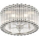 Glasbury 5 Light 17.75 inch Polished Nickel Flush Mount Ceiling Light