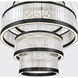 Empra LED 47.25 inch Matte Black Grand Chandelier Ceiling Light