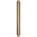 Inntra 1 Light 60 inch Brass Outdoor Wall Sconce
