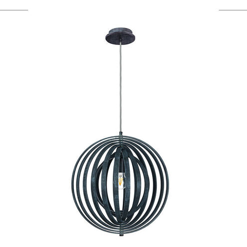 Abruzzo 1 Light 23.25 inch Blue Pendant Ceiling Light