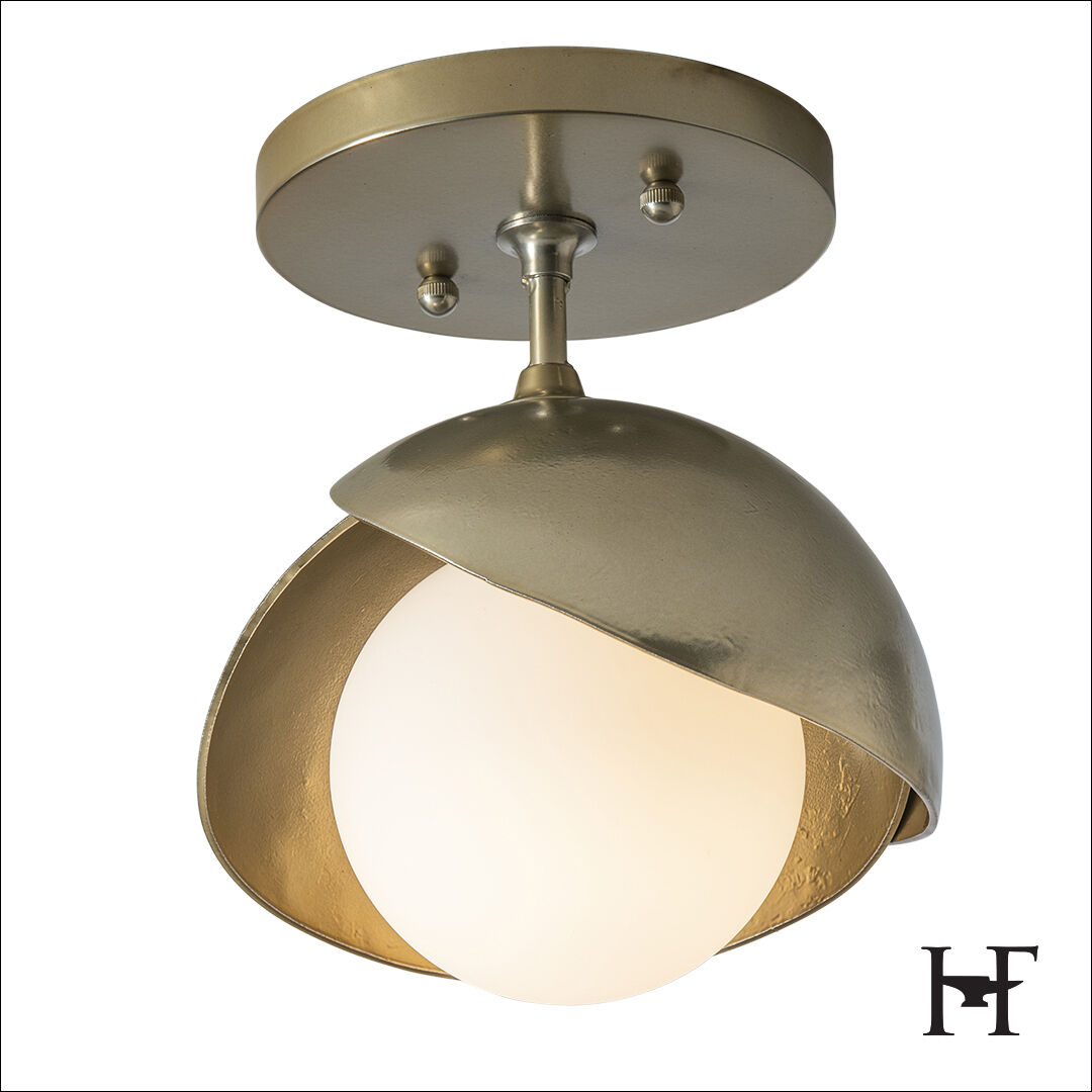 Brooklyn 1 Light 6.00 inch Semi-Flush Mount