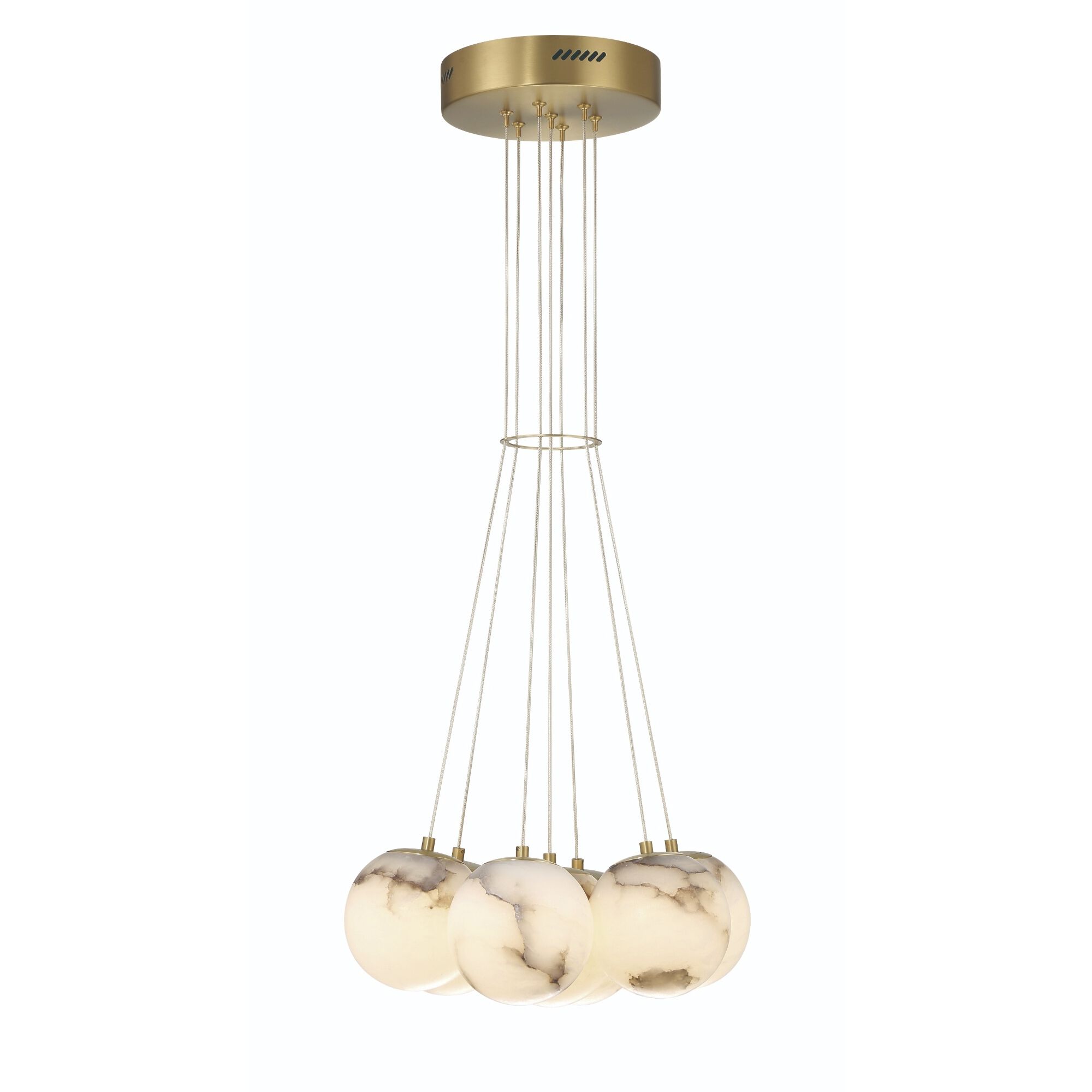 Kepler LED 18 inch Gold Chandelier Ceiling Light