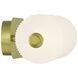 Palmas 3 Light 22.5 inch Gold Vanity Light Wall Light