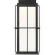 Bensa LED 14.75 inch Black Outdoor Wall Sconce