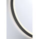 Artell 32 inch Brushed Black LED Mirror