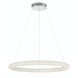 Sassi LED 36 inch Chrome Chandelier Ceiling Light