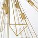 Dendelio 13 Light 30 inch Gold Chandelier Ceiling Light