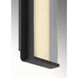 Dulton LED 42.25 inch Matte Black Outdoor Wall Sconce