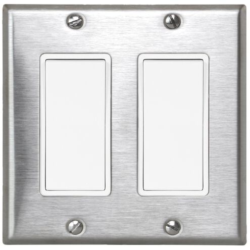Ontario 5 X 3 inch Stainless Steel Patio Heater On/Off Switch in Two
