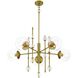 Traiton 5 Light 36 inch Gold Chandelier Ceiling Light