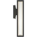 Aelin LED 18 inch Matte Black Outdoor Wall Sconce