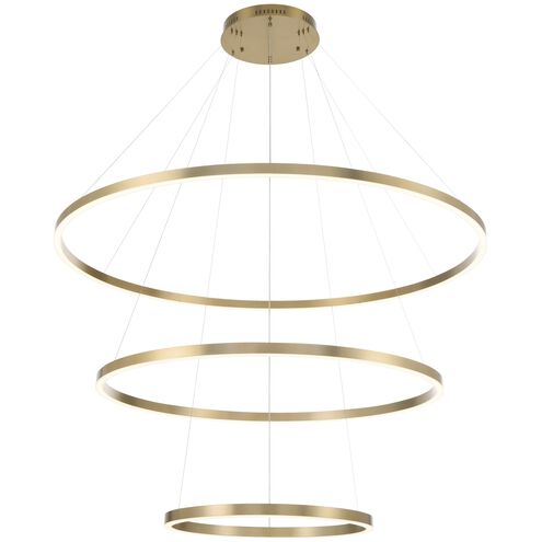 Spunto LED 60.75 inch Gold Chandelier Ceiling Light