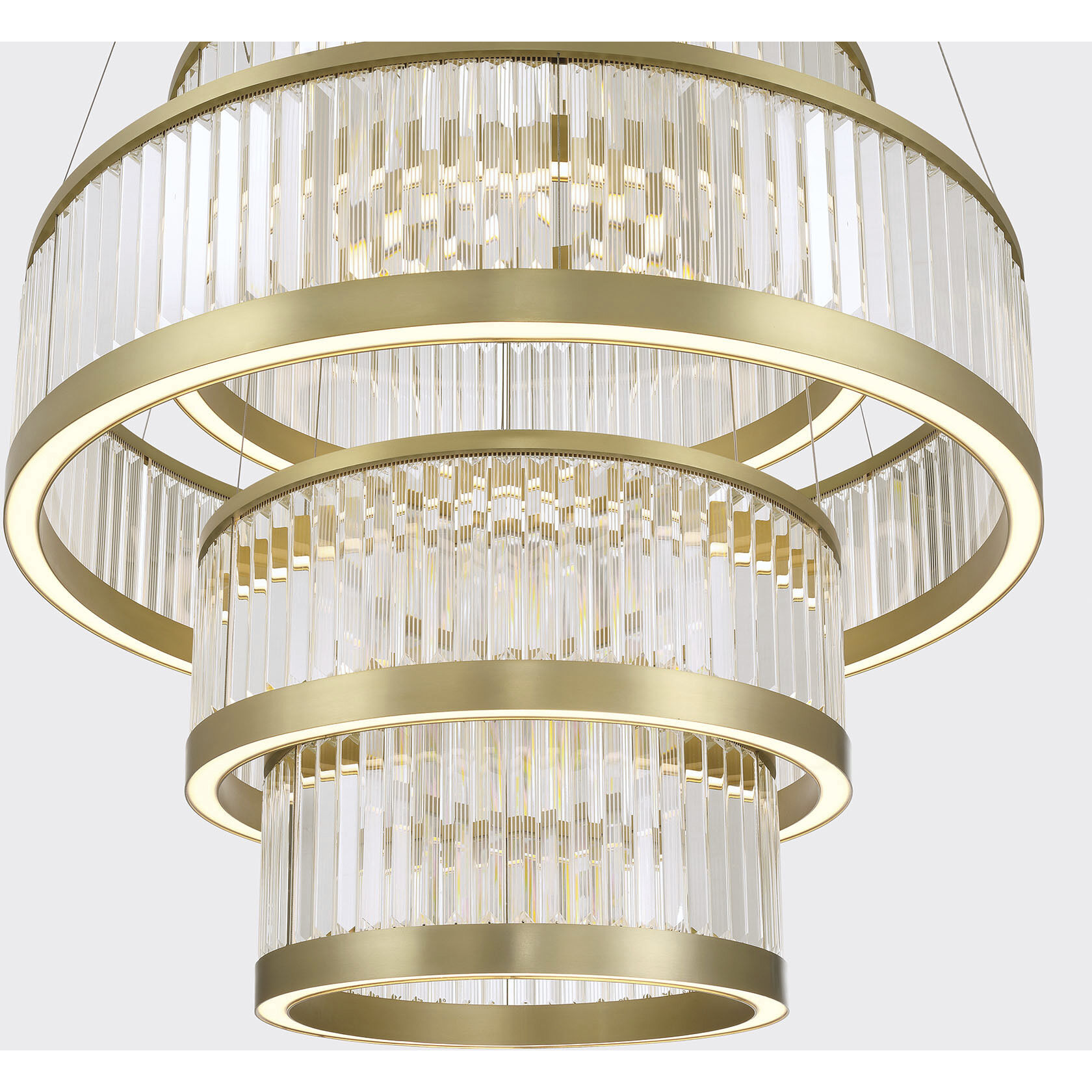 Empra LED 47.25 inch Gold Grand Chandelier Ceiling Light