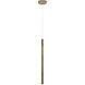 Navada LED 1 inch Brass Pendant Ceiling Light, Medium