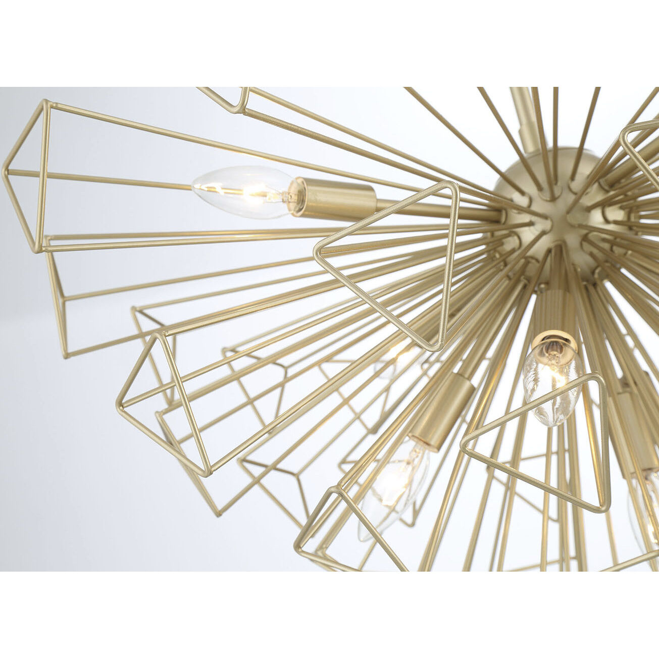 Dendelio 9 Light 22.5 inch Gold Chandelier Ceiling Light