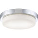 Salba LED 13 inch Chrome Flush Mount Ceiling Light, Large