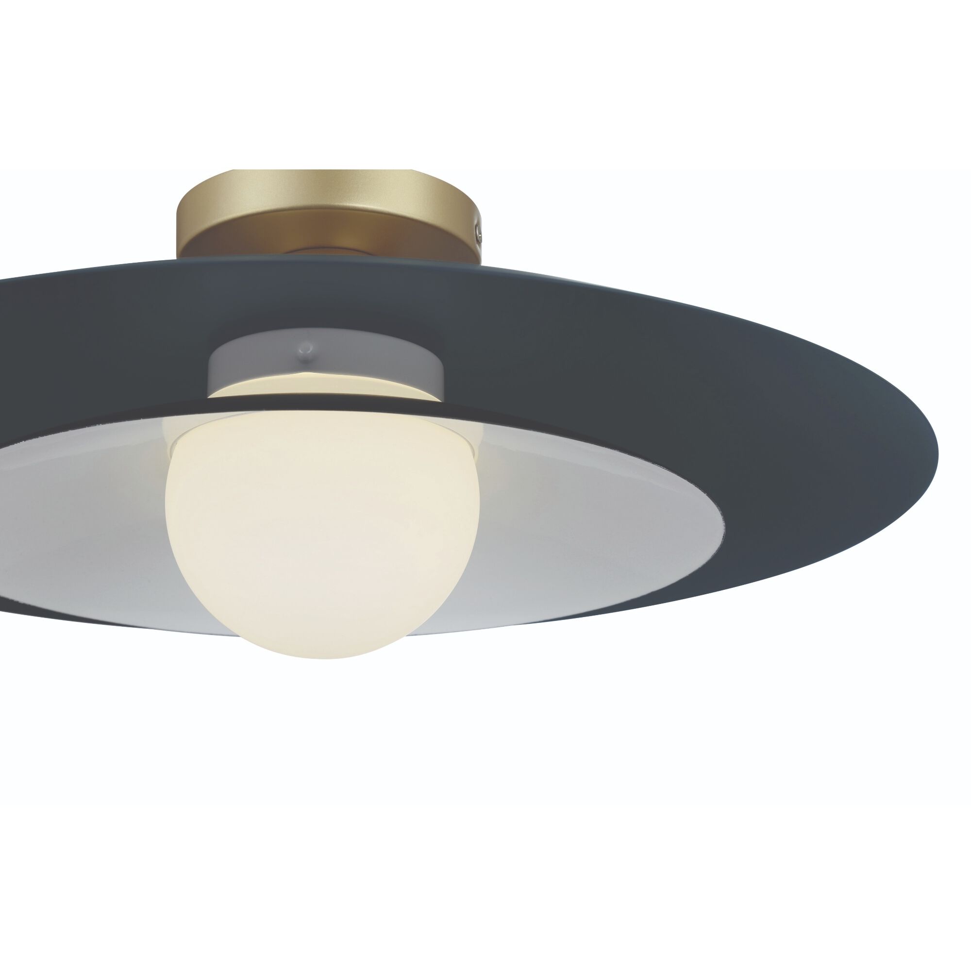 Welsh LED 18 inch Blue Flush Mount Ceiling Light